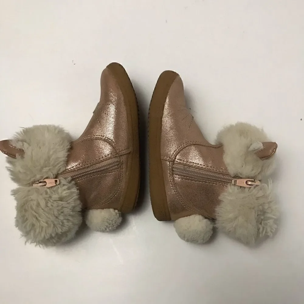 Cat and Jack kitty fur boots